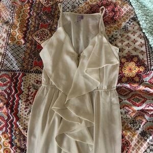 white dress perfect for sorority formal dress!